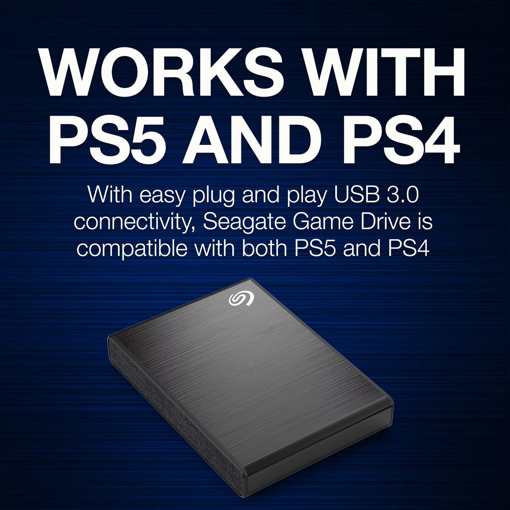 Seagate Game Drive 1TB External SSD for PlayStation Consoles N889076