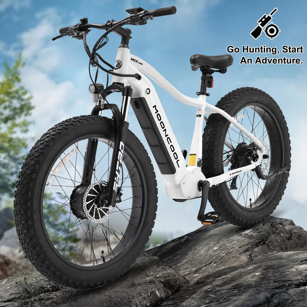 ABORON Electric Bike for Adults, 1000W Dual Motor AWD, 26" Fat Tire Mountain Ebike P938410