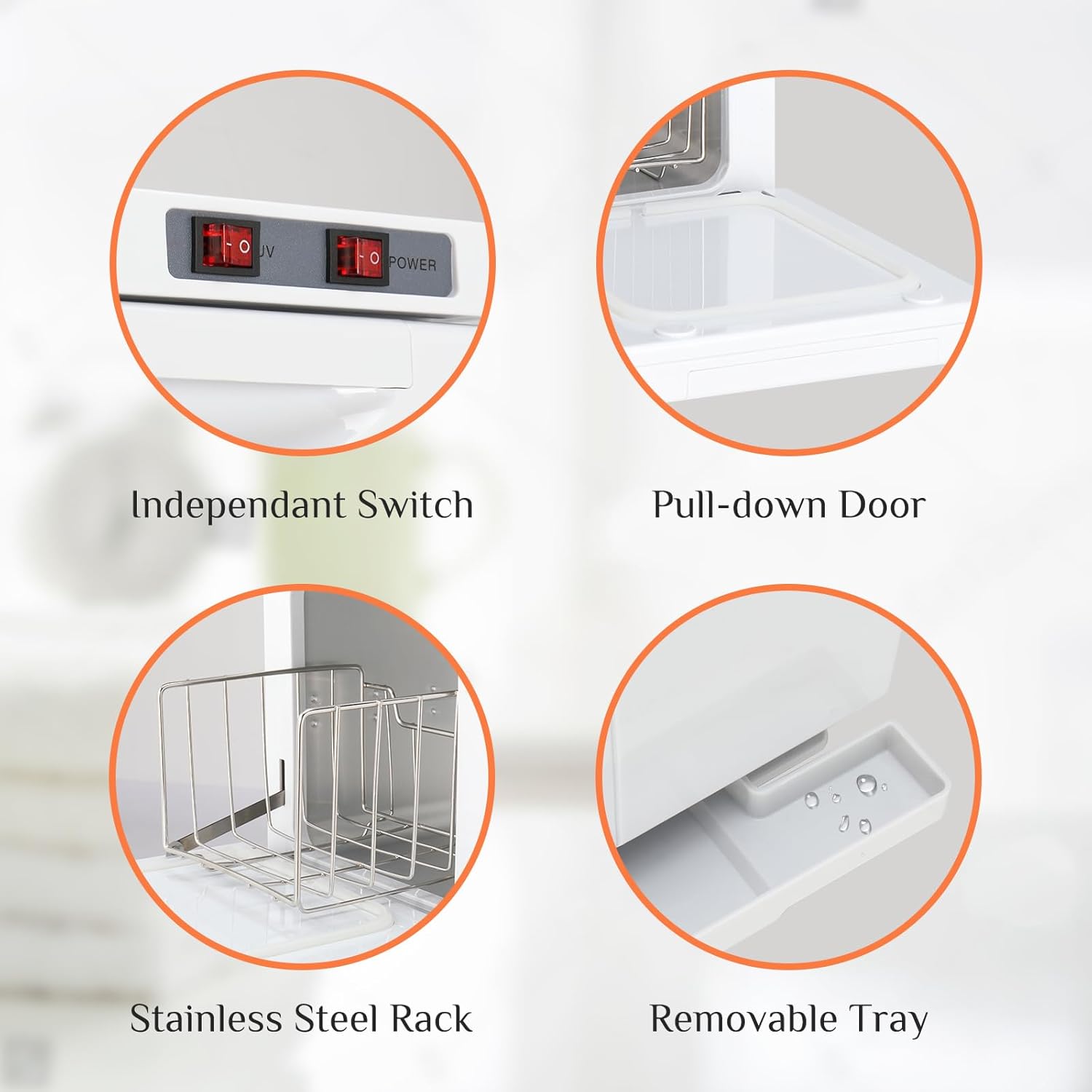 Black Aluminum Towel Warmer Cabinet for Salons & Spas V740