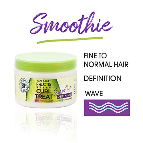 Garnier Fructis Style Curl Treat Defining Smoothie for Curly Hair, 10.5 oz B65117