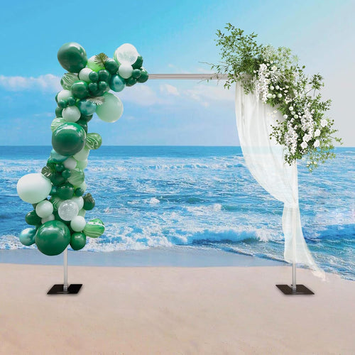 10x10ft Adjustable Backdrop Stand Kit with Aluminum Alloy Frame for Wedding Party Decor X372