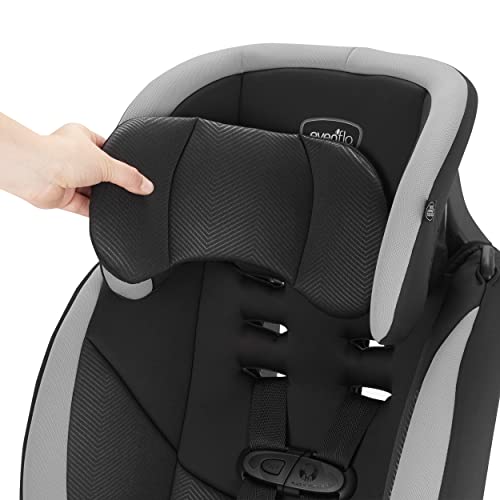 Evenflo Maestro Sport Harness Highback Booster Car Seat, Granite Gray M218