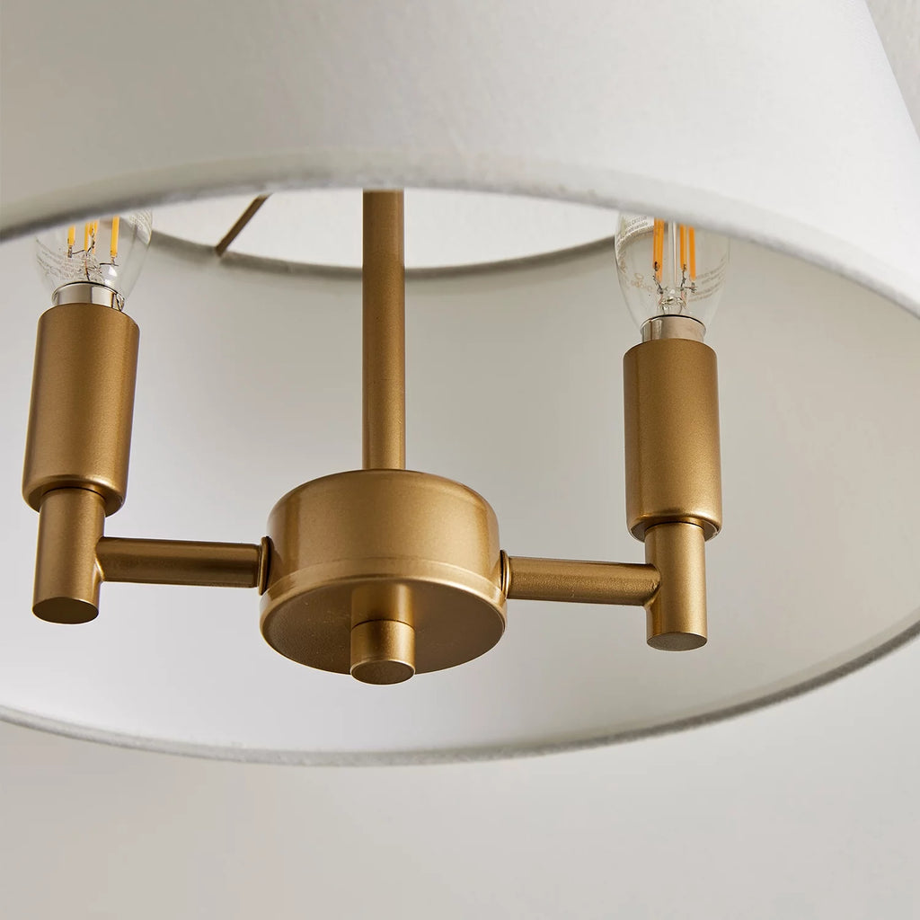 Better Homes & Gardens 2-Light Flush Mount Burnished Brass Z91567