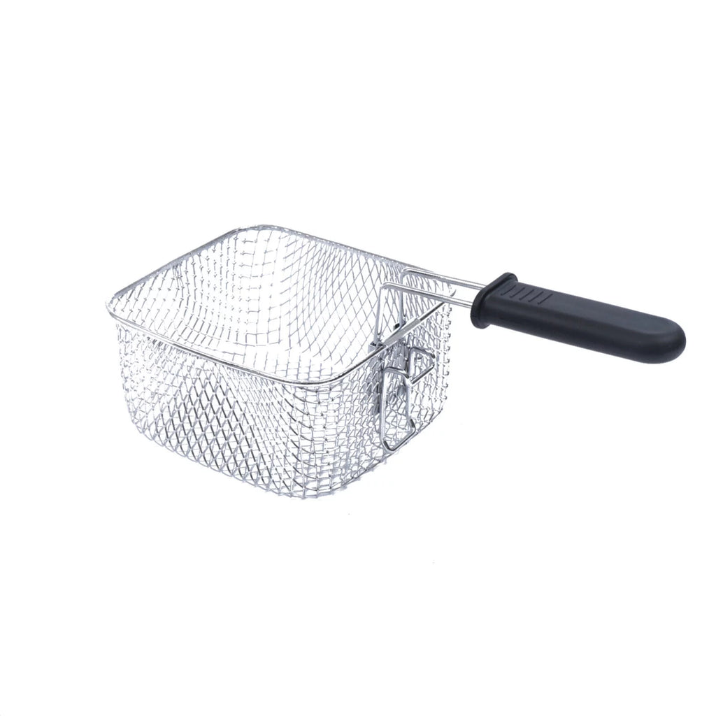 1KW Stainless-Steel 2.5L Electric Deep Fryer, Adjustable Temperature X8513