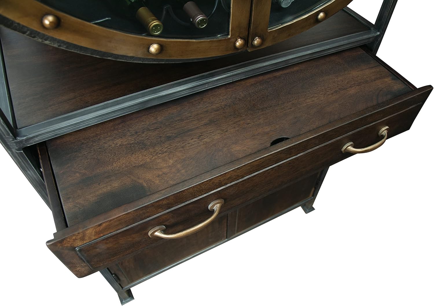 Howard Miller Rob Roy Wine & Bar Cabinet 695-236 Distressed Hardwood W15362