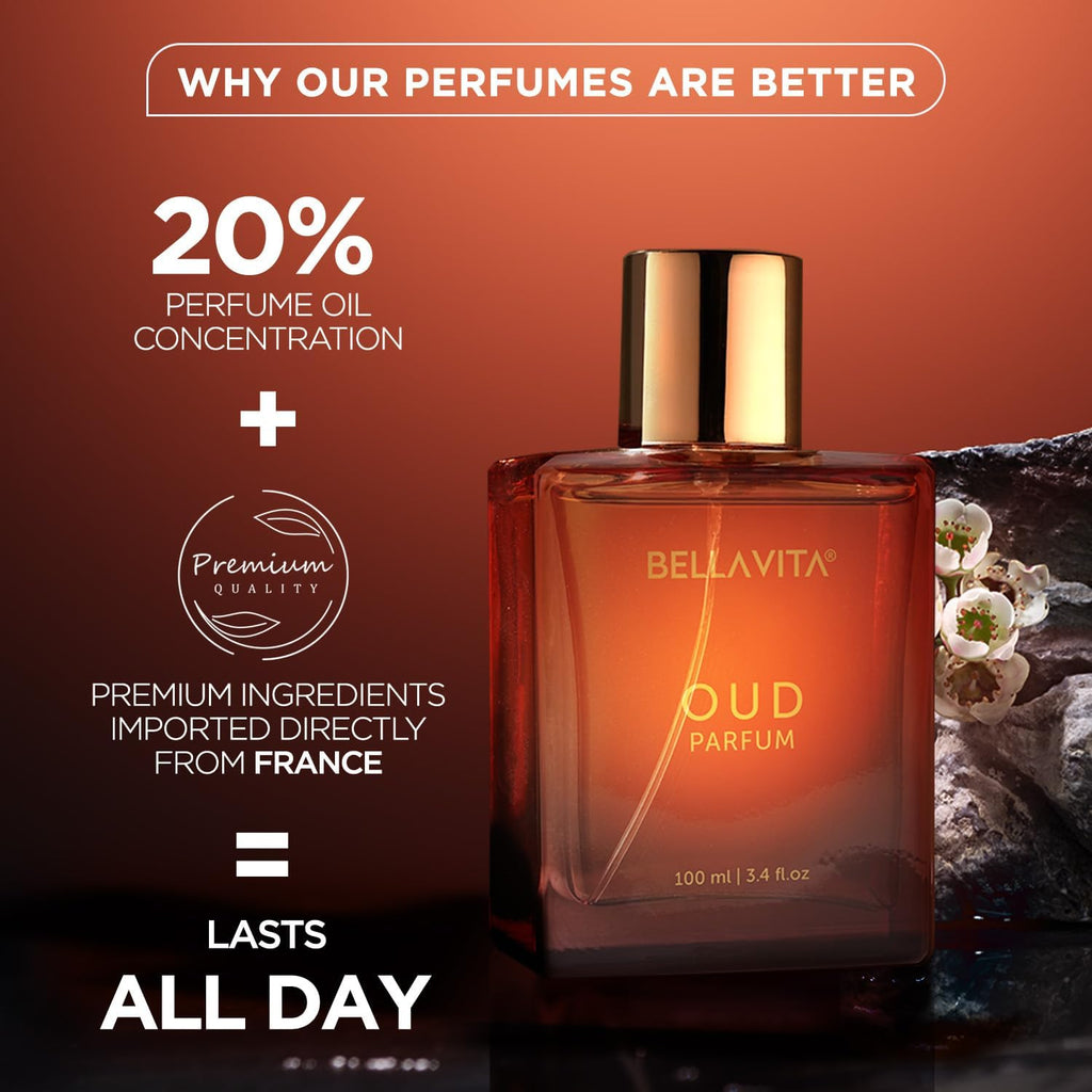 Be'llaVita Luxury OUD PARFUM Intense Unisex Perfume 100Ml O39706