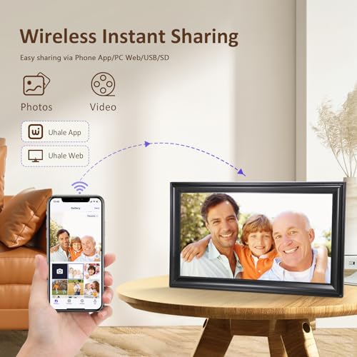 WiFi Digital Picture Frame 10.1 Inch IPS HD Cloud Smart Photo Frame S948601
