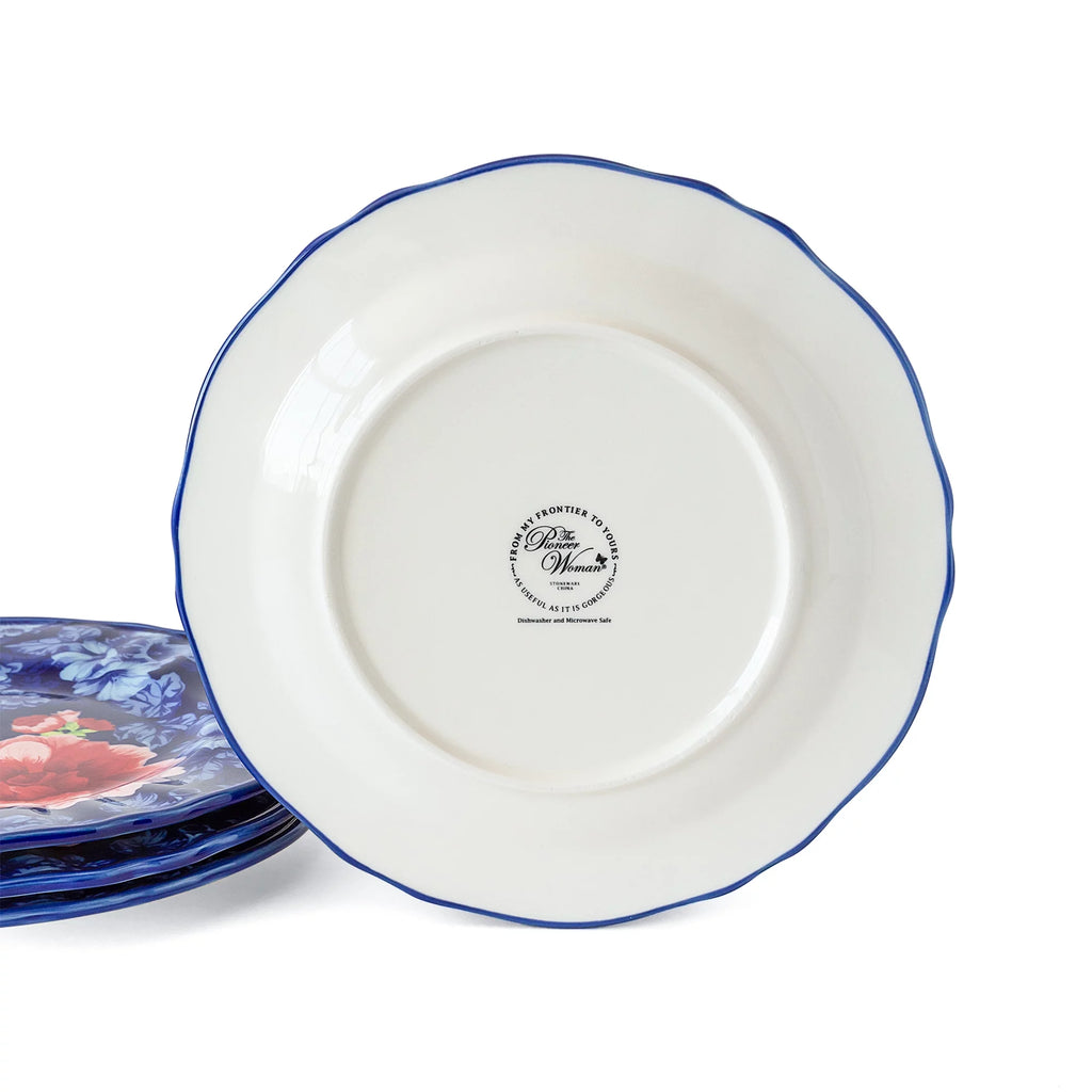 The Pioneer Woman Heritage Floral 12-Piece Stoneware Dinnerware Set G133