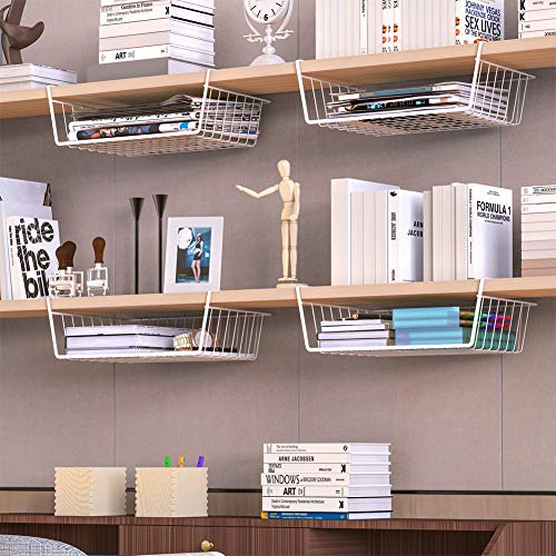 Modern Home Cabinet Wire Hanging Basket Shelves (15") I708