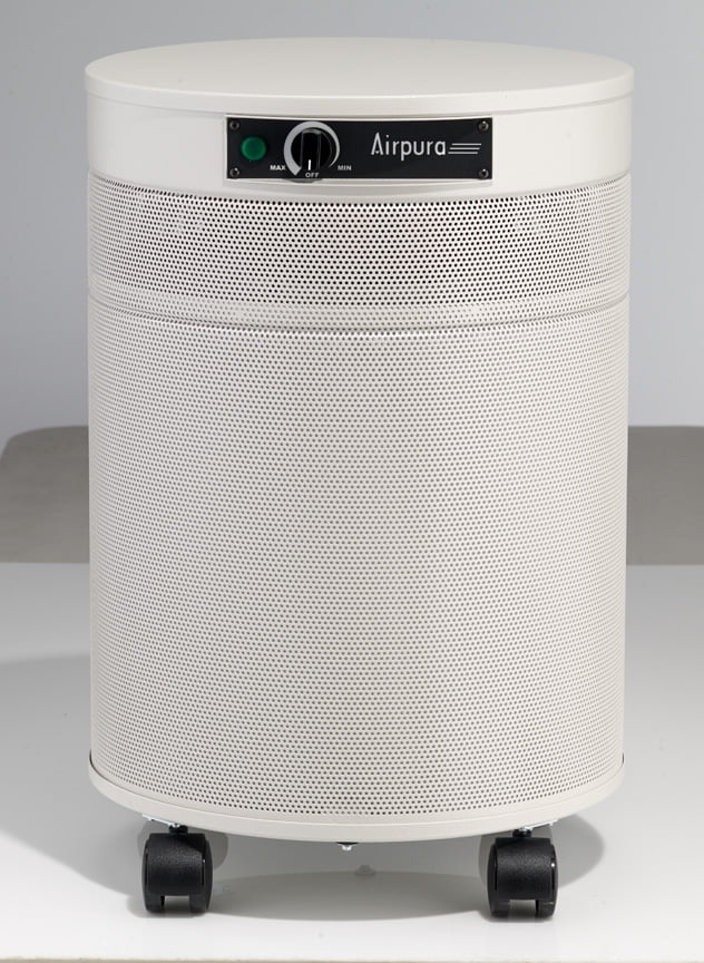 Airpura  Powdered Coated Galvanized Metal Air Purifier In Black Finish F600DLX