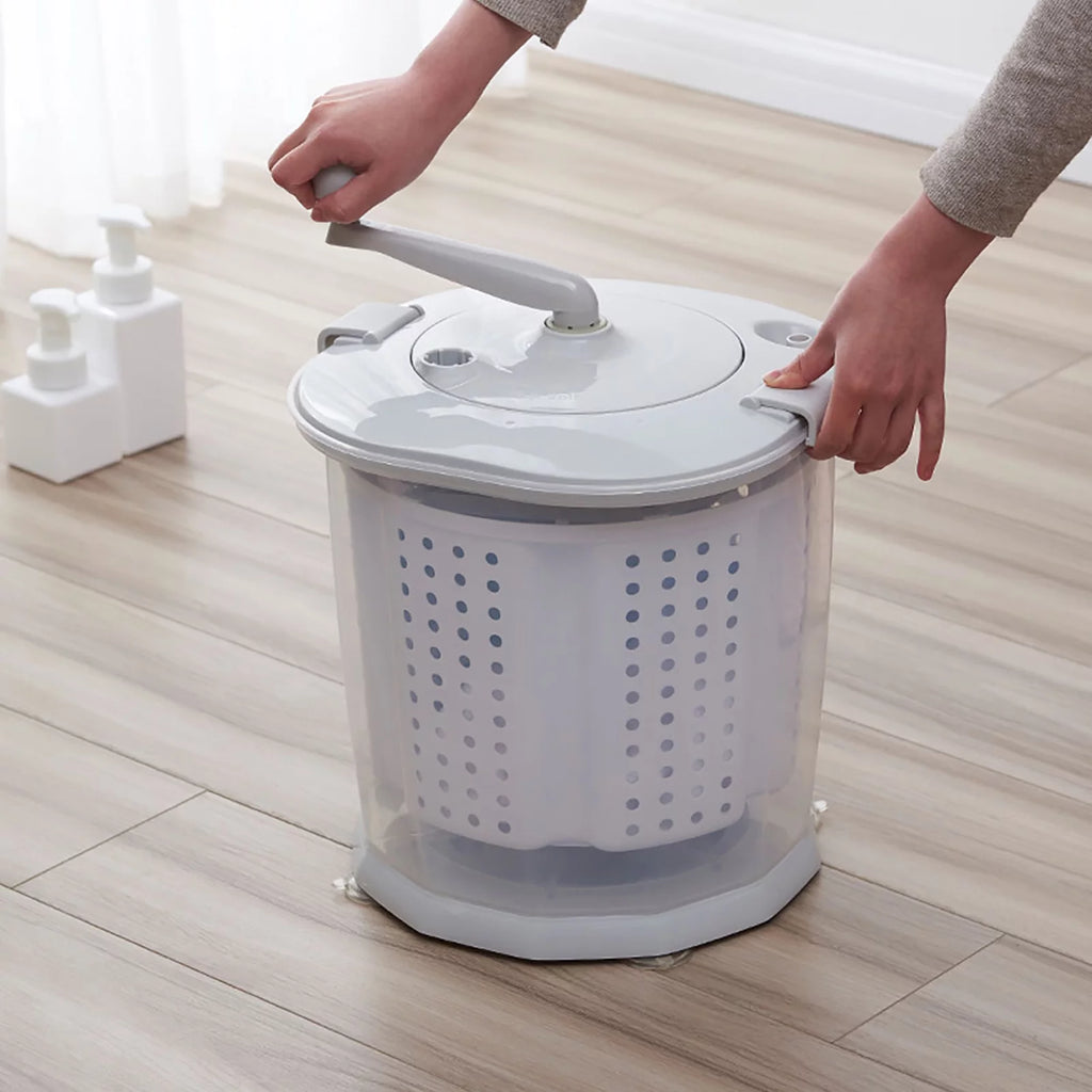 Mini Portable Manual Washing Machine for Underwear Laundry, Gray I196599