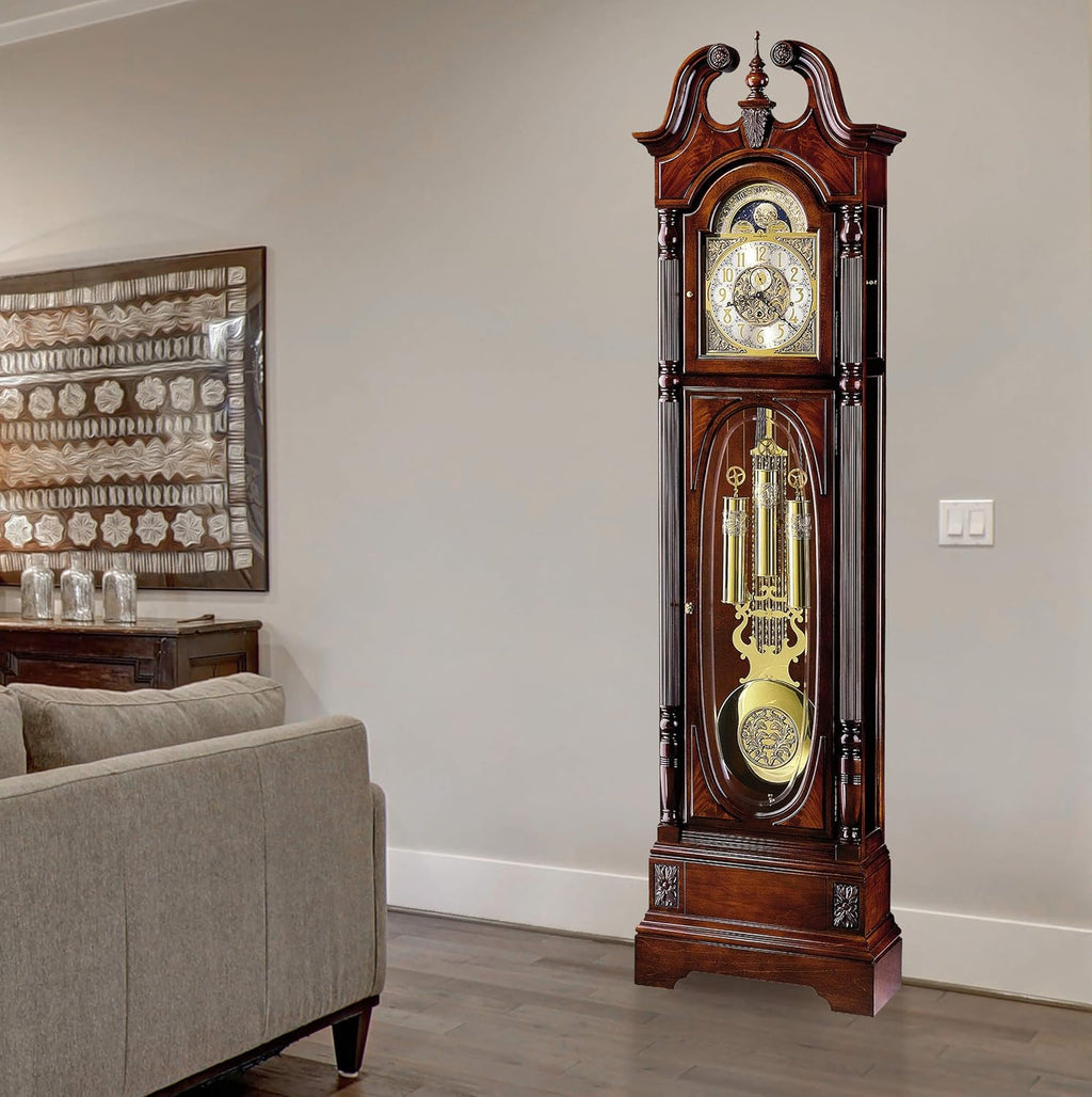 Howard Miller Stewart Floor Clock 610-948 Windsor Cherry Grandfather L3898