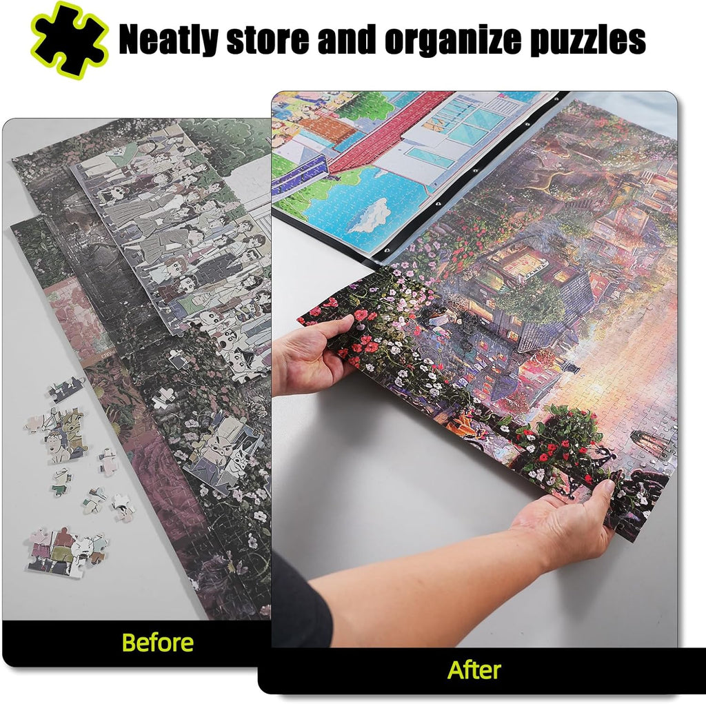 ALL4JIG Puzzle Storage Folder Keeper for Jigsaw Enthusiasts, Holds 20 Puzzles B12395