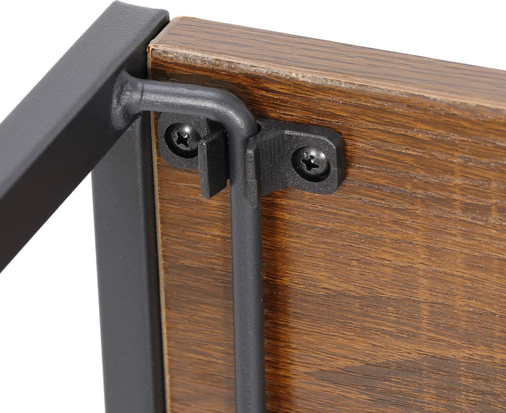 Folding Computer Desk Writing Table for Home Office, Espresso S867520