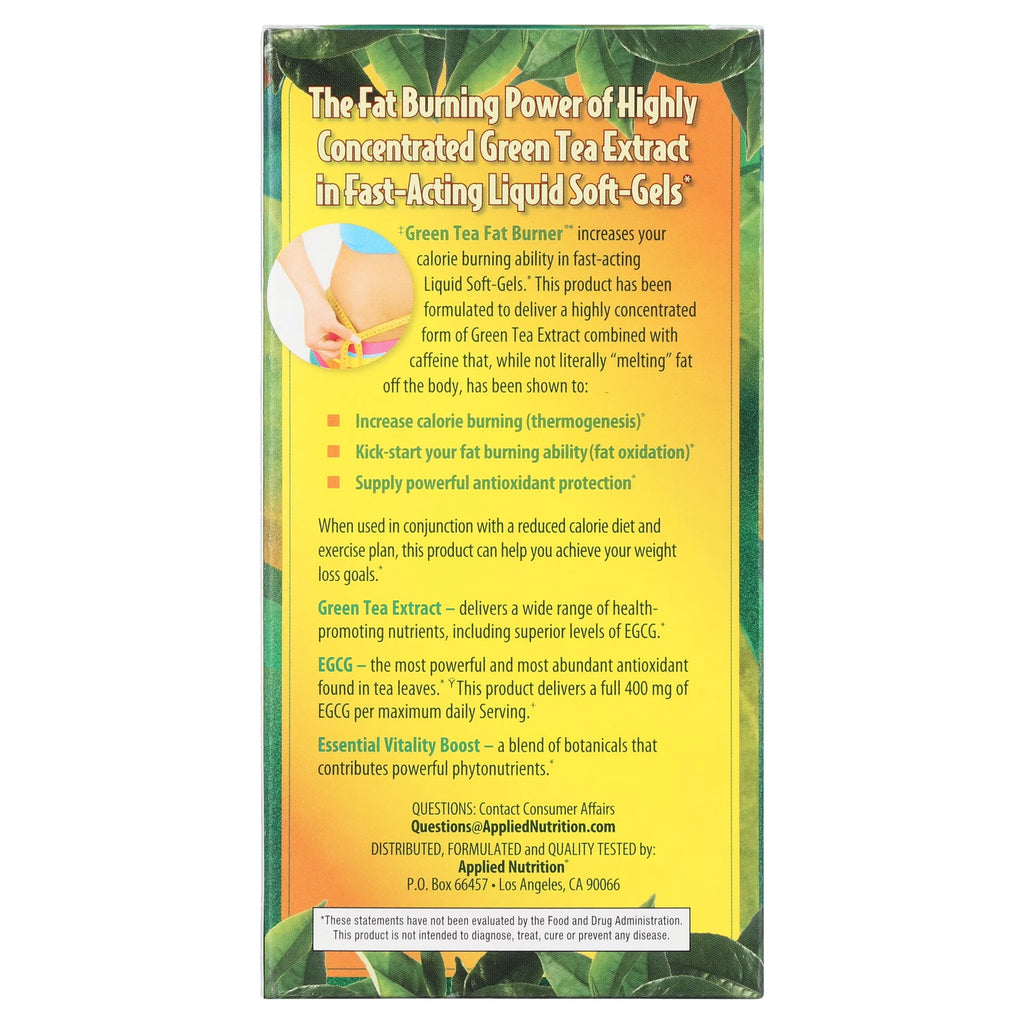 Applied Nutrition Green Tea Weight Loss Supplement, 200 Capsules P982830