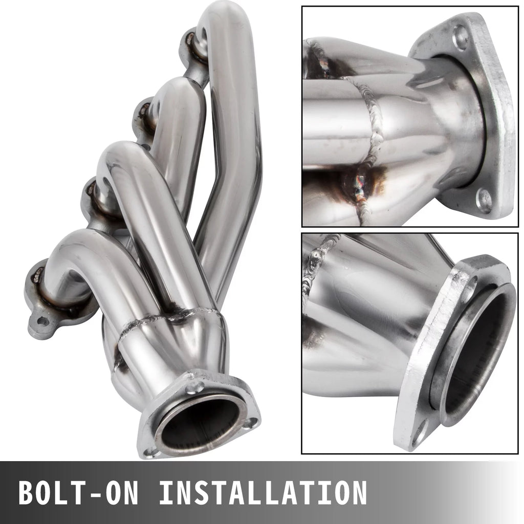 VEVOR Exhaust Header Set 1 3/4" Stainless Steel for Chevy LS1 LS2 LS3 F58712