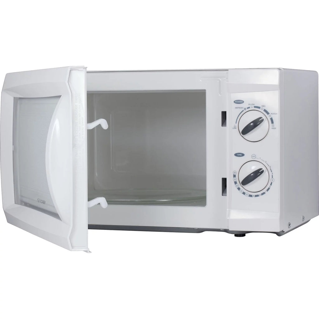 Commercial Chef CHM660W 0.6 cu. ft. 600W Countertop Microwave Oven, White O969