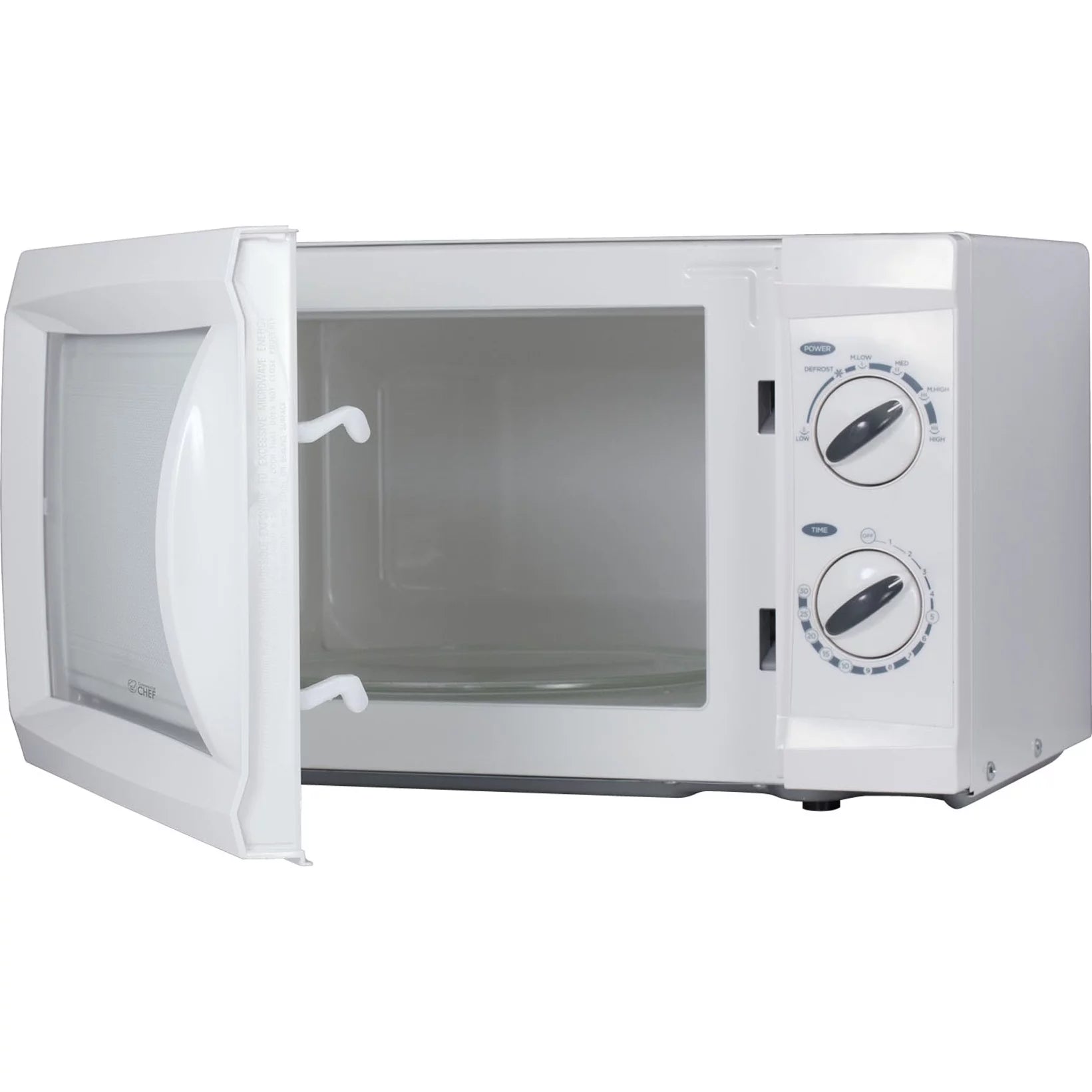 Commercial Chef CHM660W 0.6 cu. ft. 600W Countertop Microwave Oven, White O969
