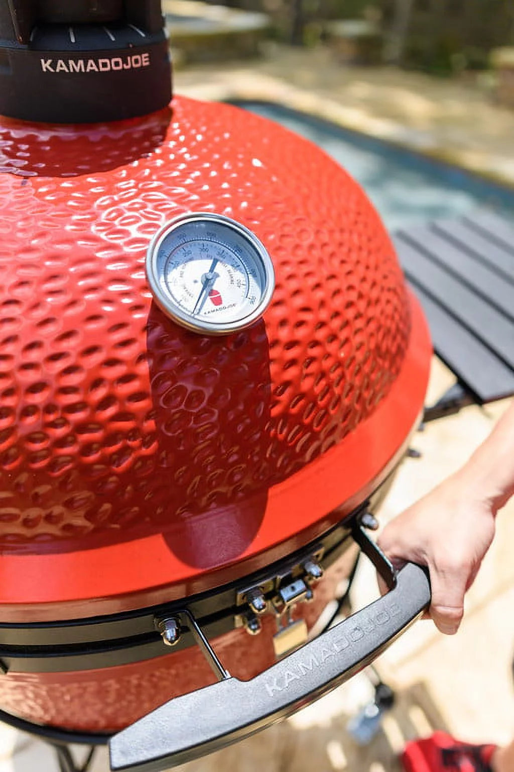 Kamado Joe Big Joe II 24 in. Charcoal Grill with Cart and Side Shelves A531