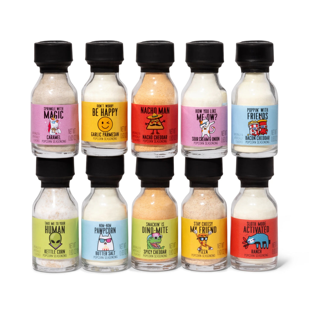 Popcorn Party Seasoning Sampler Gift Set, 10 Pack G957219