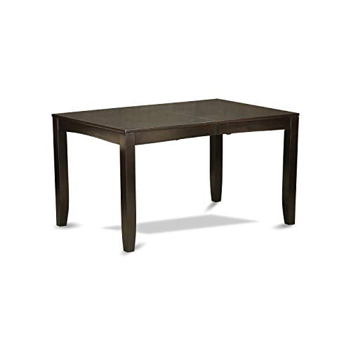 East West Furniture Lynfield 5 Piece Modern Dining Set with Wooden Table and 4 Linen Chairs J6240