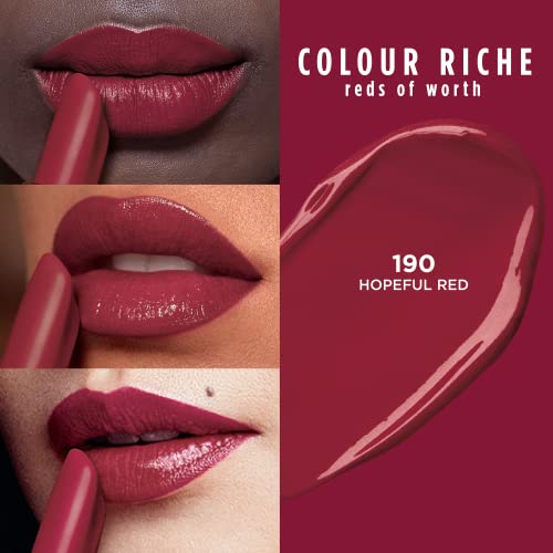 L'Oreal Paris Colour Riche Lipstick, Hopeful Red, Satin Finish O50769