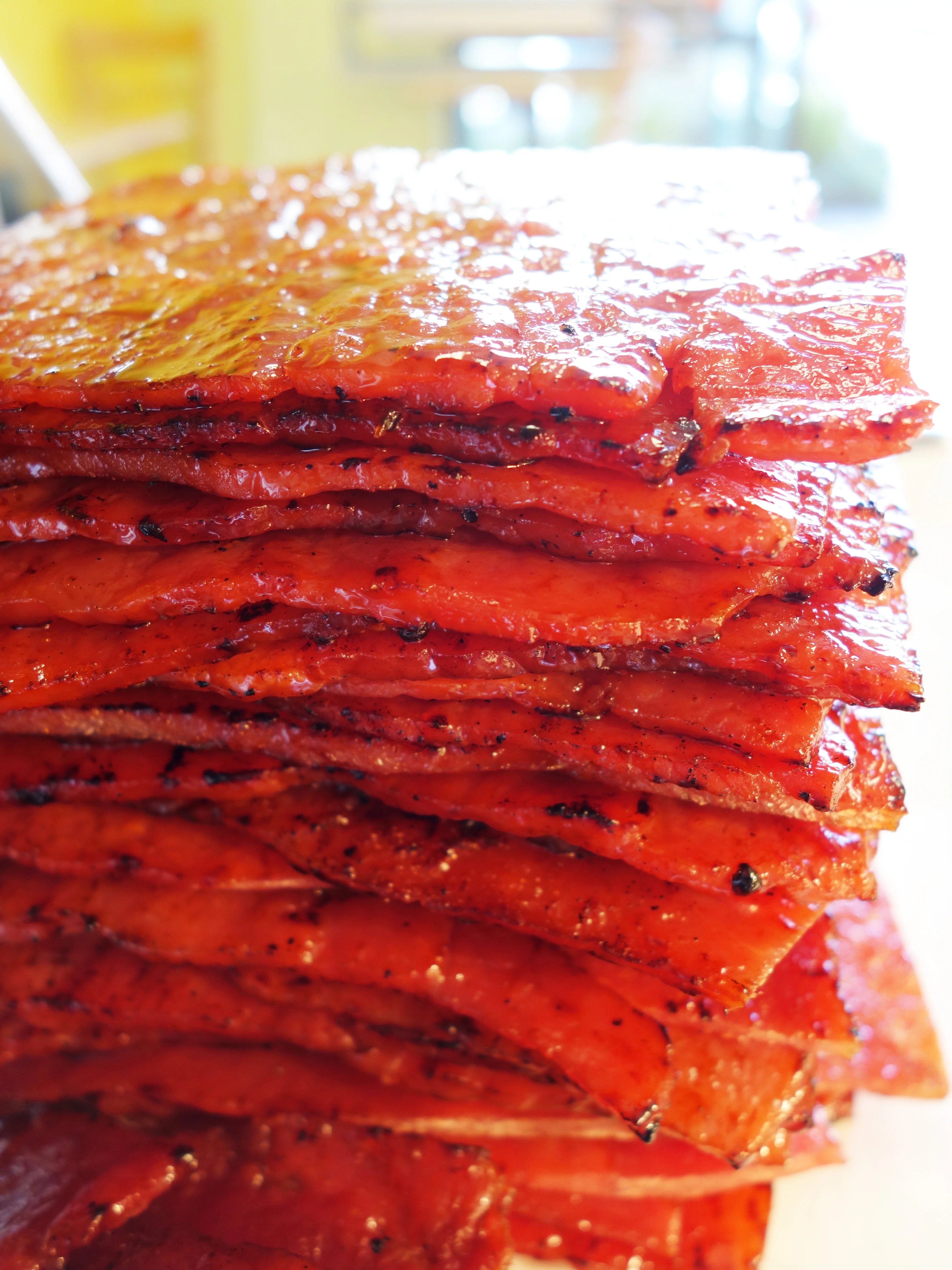 Singapore-Style Fire-Grilled Pork Jerky, Original Flavor 12 oz. V204700