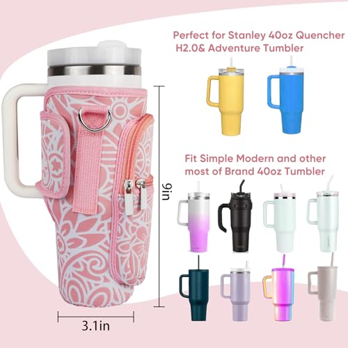 Stanley 40oz Tumbler Water Bottle Carrier Bag with Strap G491721