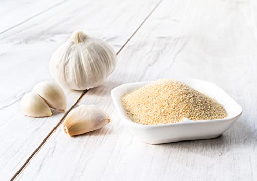 Food to Live Granulated Garlic, 1 Pound Dried Coarse Garlic Granules, Vegan Bulk Spice V5421
