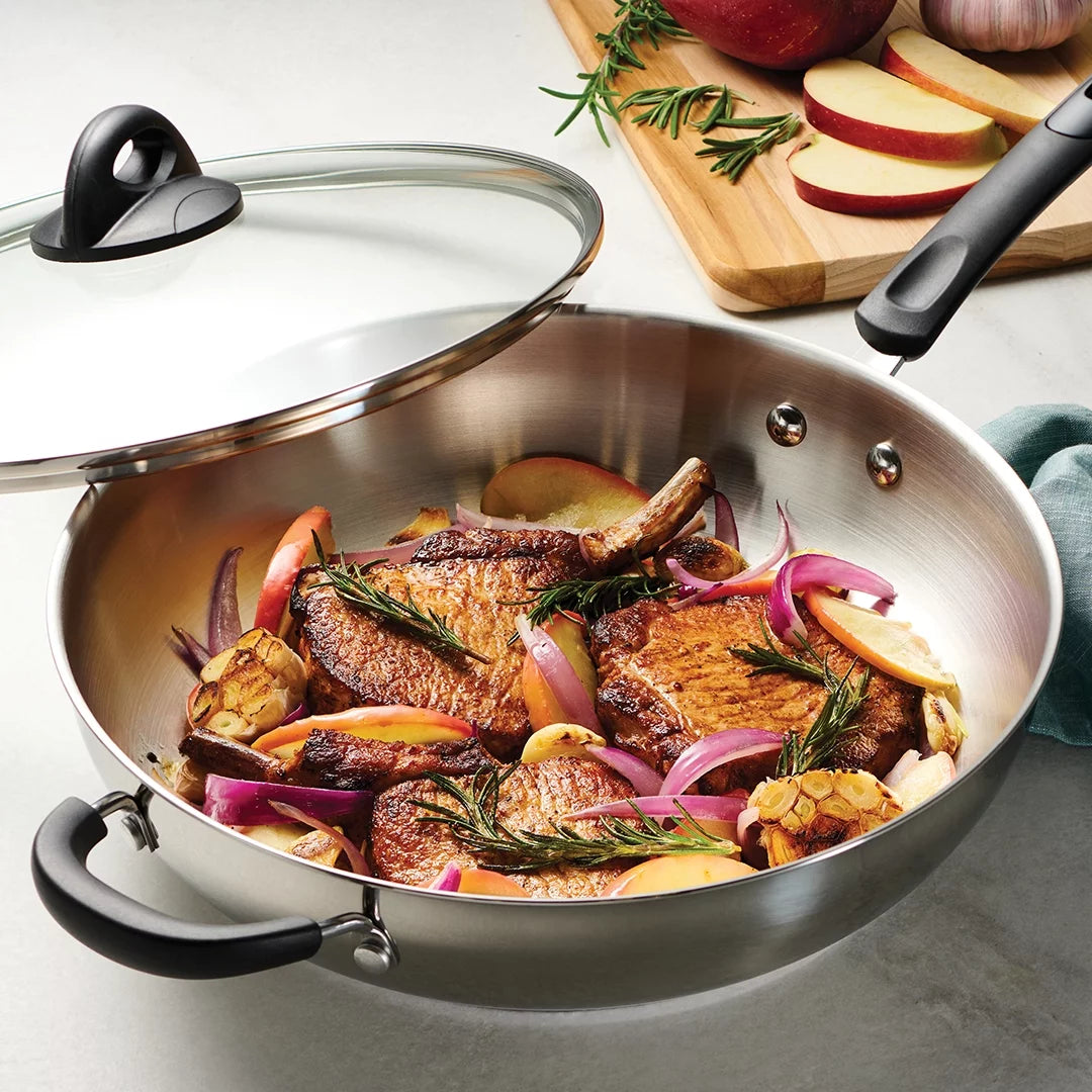 Tramontina Everyday 5 Quart Stainless Steel Tri-Ply Jumbo Cooker G88699