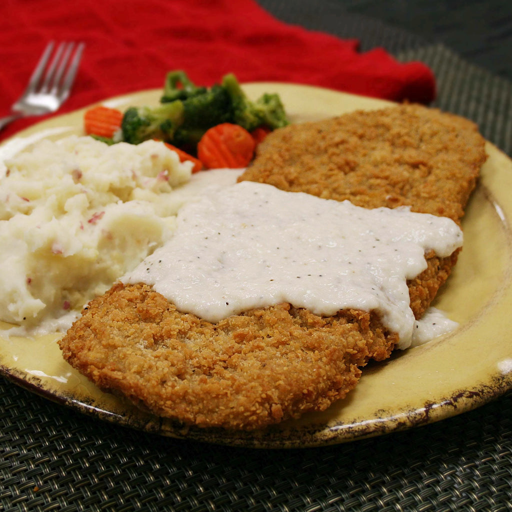 Kings Command Foods Southern Style Raw Chicken Fried Steak, 11 oz, 15 per case W208847
