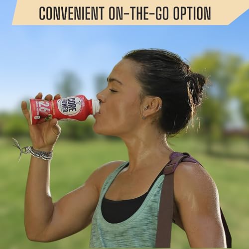 Core Power Fairlife 26g Protein Milk Shakes Chocolate 14 Fl Oz (Pack of 12) with Key Chain D625937