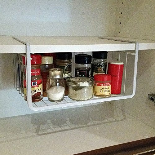 Modern Home Cabinet Wire Hanging Basket Shelves (15") I708