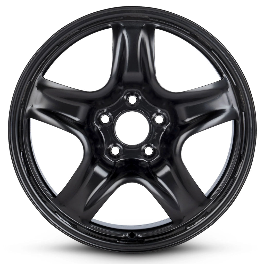 For 2014-2020 Jeep Cherokee 17 Inch Painted Black Rim - OE Direct Replacement - Road Ready Car Wheel