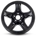 For 2014-2020 Jeep Cherokee 17 Inch Painted Black Rim - OE Direct Replacement - Road Ready Car Wheel