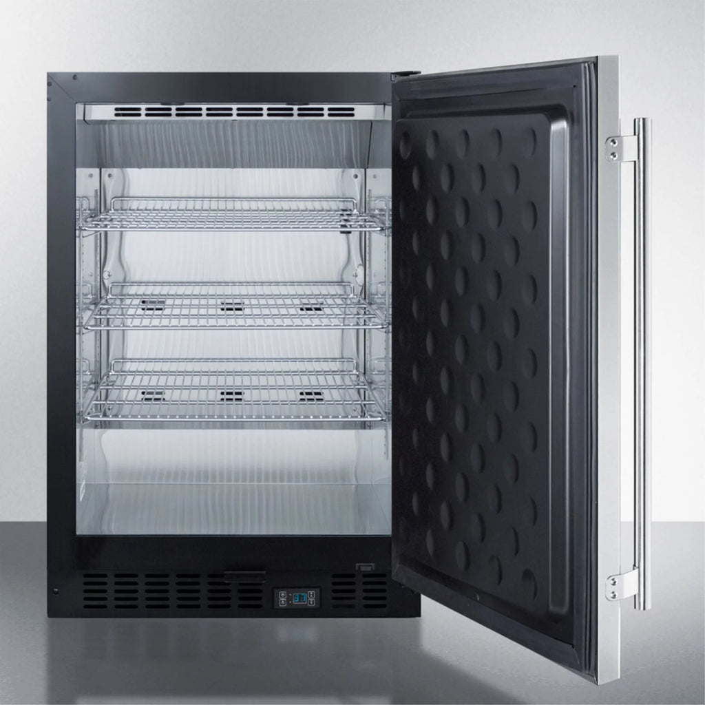 Undercounter commercial refrigerator with stainless steel interior W208283