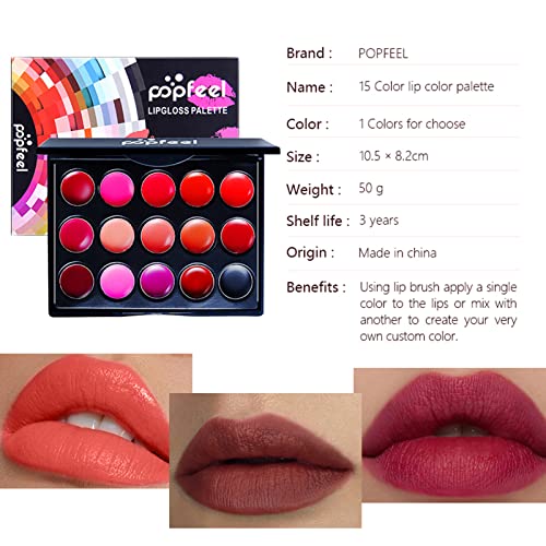 All-in-one Holiday Makeup Gift Set for Women with Eyeshadow Palette, Lipstick, and Brush A3928