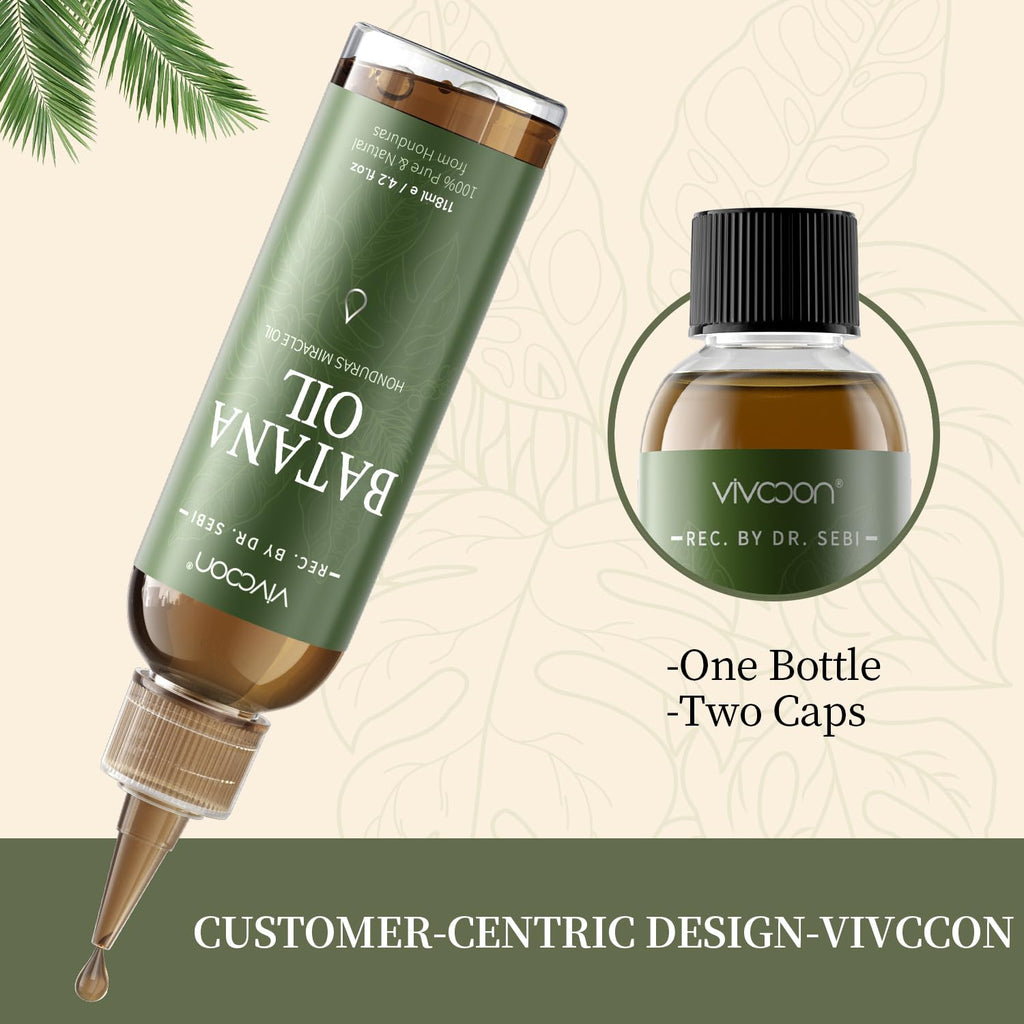 Batana Oil for Hair Growth, 100% Pure Natural, Dr. Sebi Organic Oil from Honduras, 4.2oz Q74112