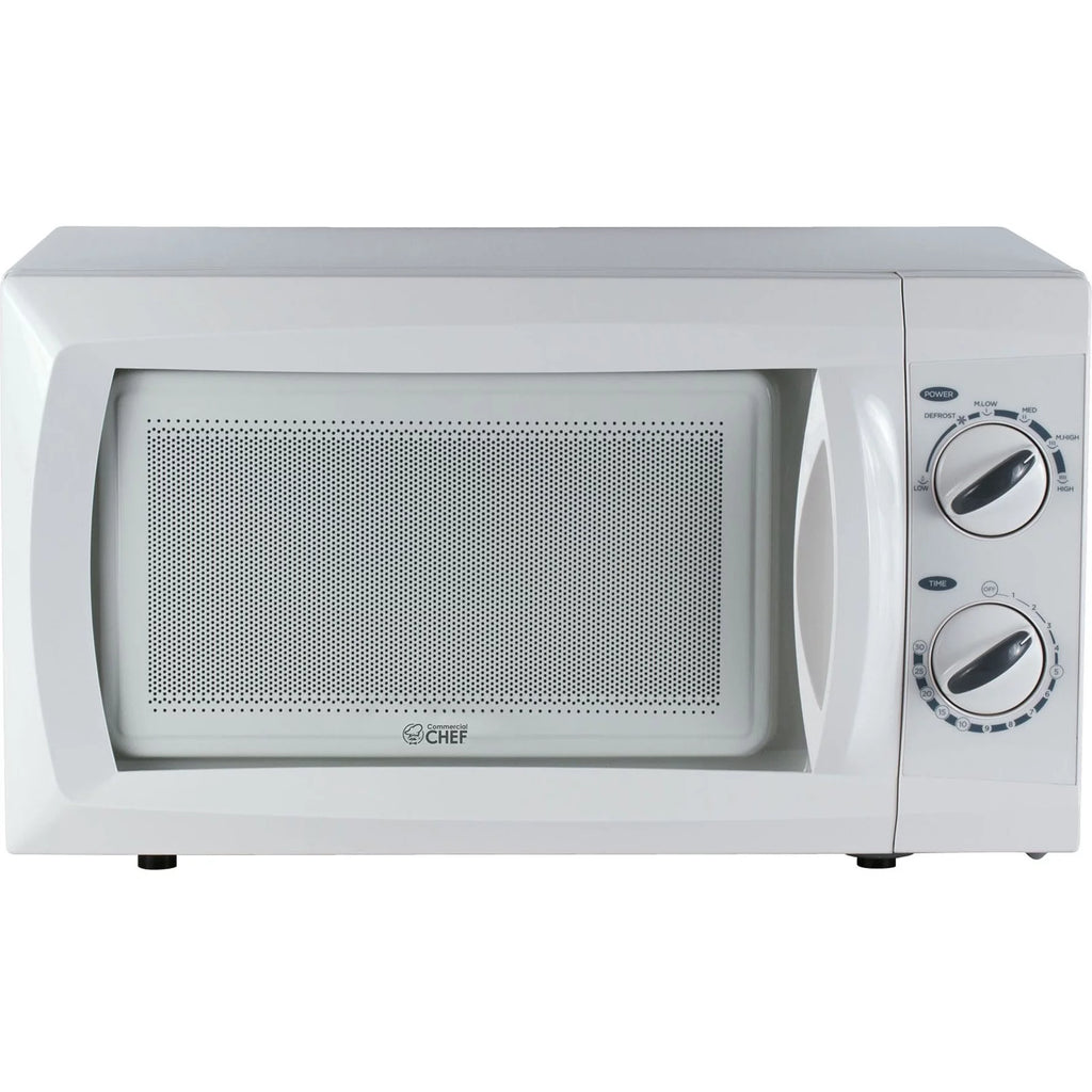 Commercial Chef CHM660W 0.6 cu. ft. 600W Countertop Microwave Oven, White O969