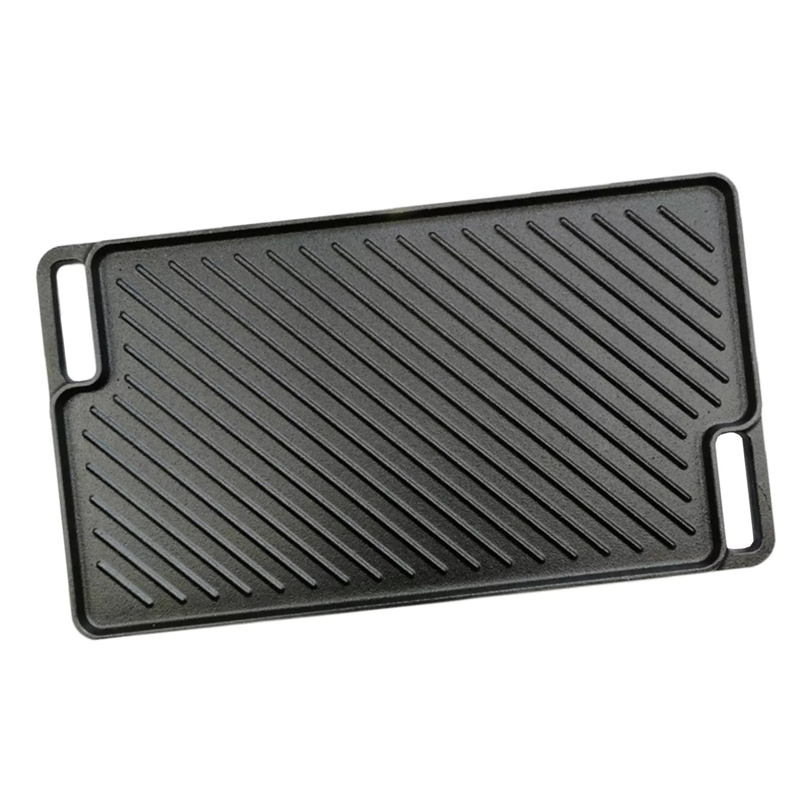 Reversible Cast Iron Griddle for Stovetop BBQ N24232