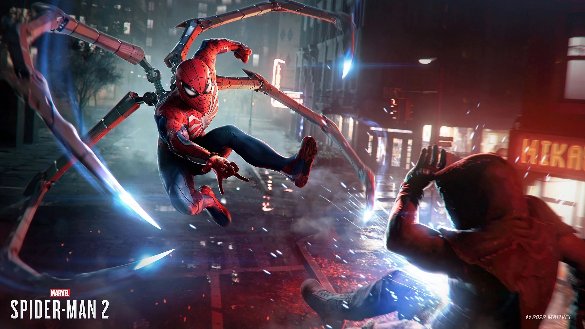 PlayStation 5 Disc Edition Marvel's Spider-Man 2 Bundle with Two Controllers and Charger Z11816