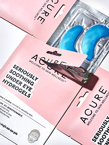 Acure Radically Rejuvenating Under Eye Hydrogel Mask, Anti-Aging, Cucumber, 0.236 Fl Oz Y6622