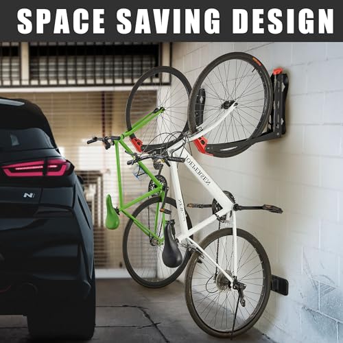 Wallmaster BIKEPAL Swivel Bike Rack Wall Mounted Storage, 4 Pack W420578