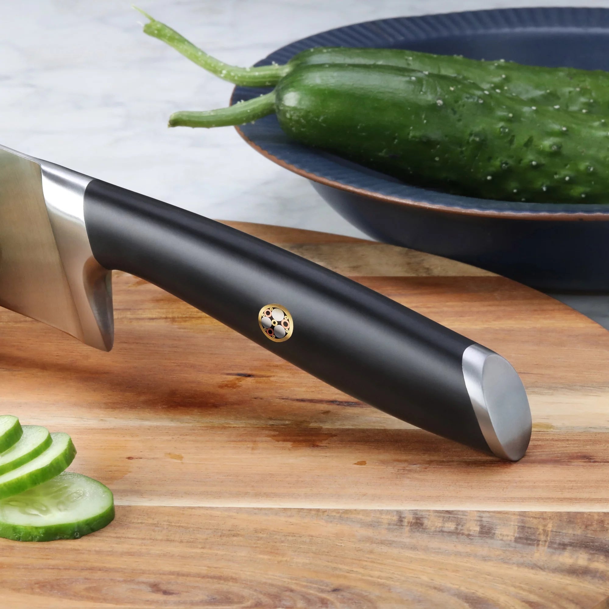Cangshan L Series 7" Santoku Knife, Black A666222
