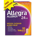 Allegra Allergy Relief Non-Drowsy Antihistamine 24-Hour Allergy Relief 180 mg 90 tablets *EN