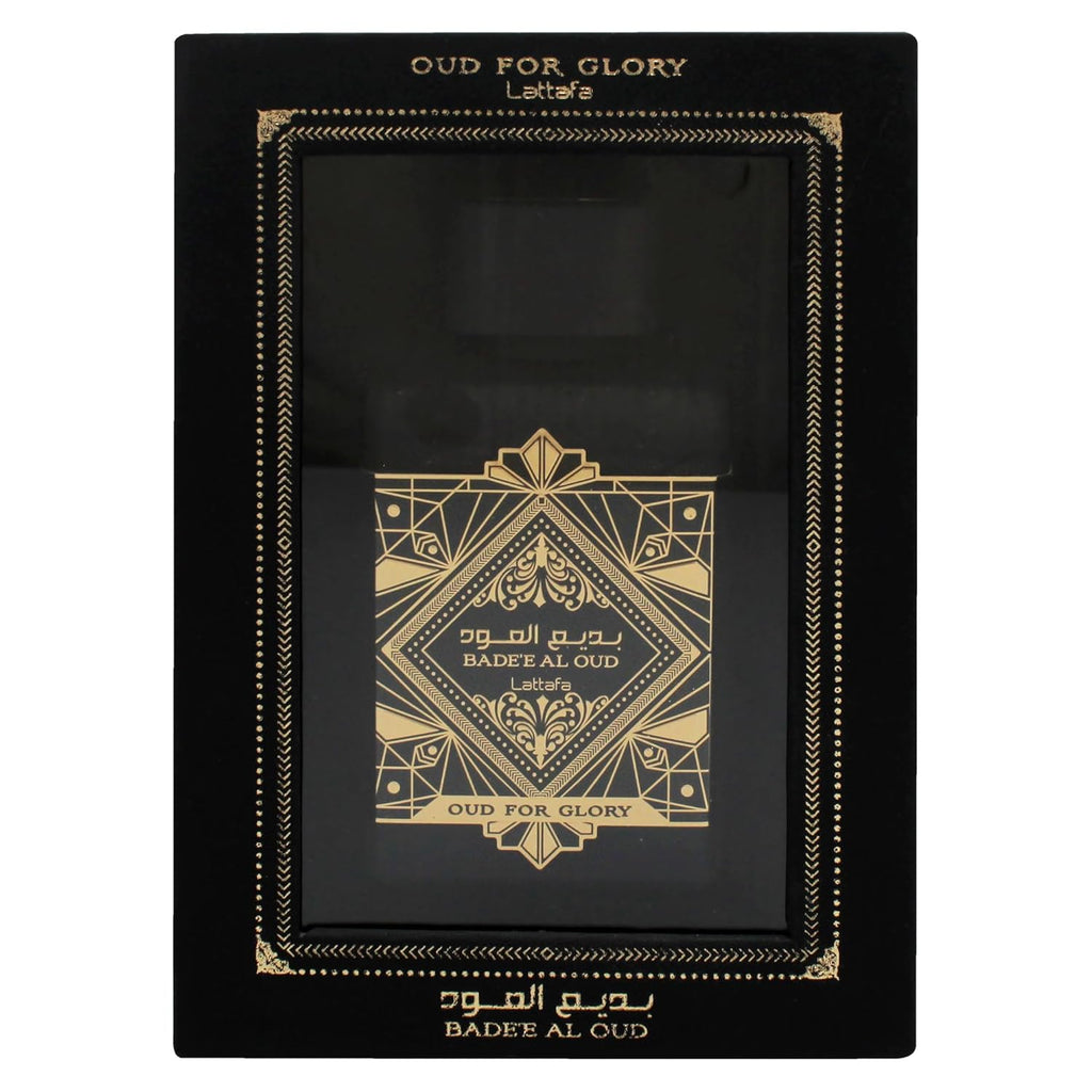 Lattafa Perfumes Bade'e Al Oud Eau de Parfum Spray, 3.4 oz O7856