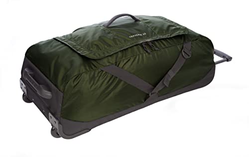 Eddie Bauer Traverse Rolling Duffel Bag, Ripstop Polyester, 78L M33903