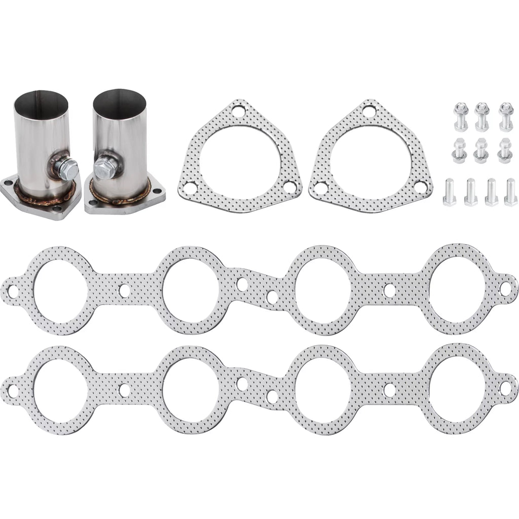 VEVOR Exhaust Header Set 1 3/4" Stainless Steel for Chevy LS1 LS2 LS3 F58712