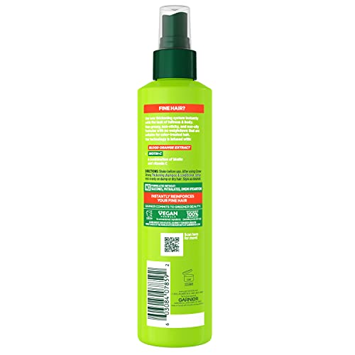 Garnier Fructis Grow Strong Thickening 10-in-1 Spray with Biotin-C, 8.1 Fl Oz E907841