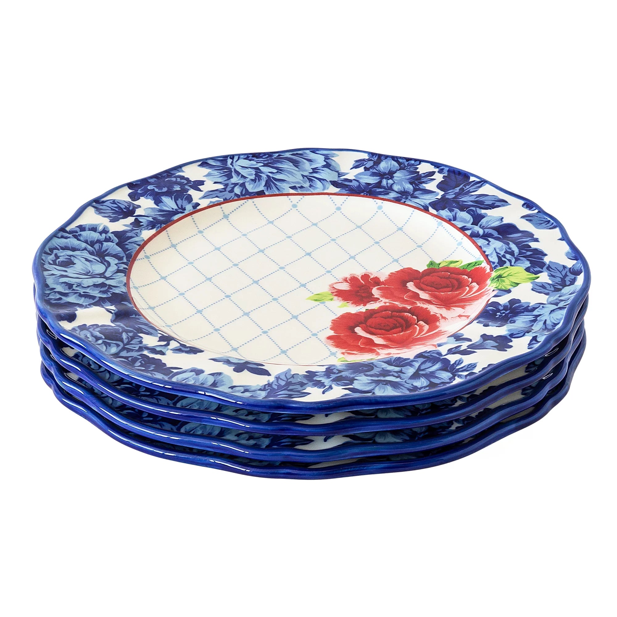 The Pioneer Woman Heritage Floral 12-Piece Stoneware Dinnerware Set G133